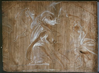 St. Barbara Pursued by Her Father by Peter Paul Rubens